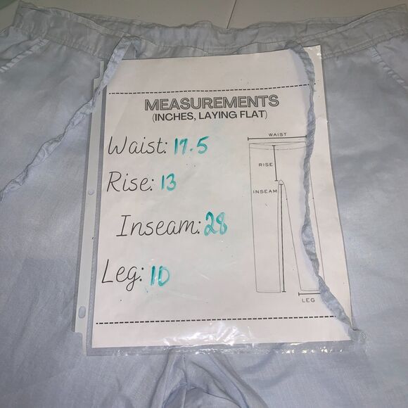 Successo Uomo by Phita 100% Linen Pants Mens 38x32 Sky Blue Lightweight Trousers - Picture 8 of 8